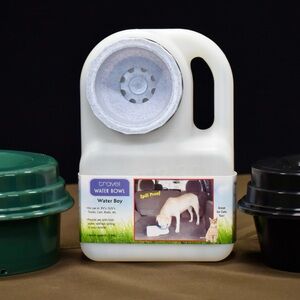 WATERBOY Travel Water Bowl for Pets Dog Cat NON-SPILL SPILL PROOF for Car